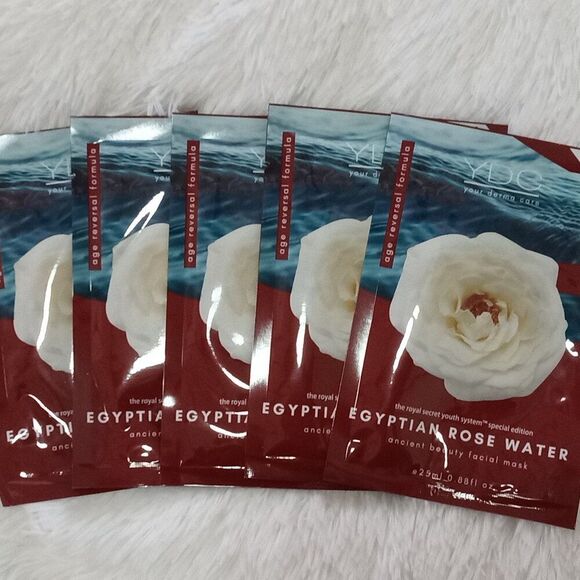 5 Packs - YDC Your Derma Care Egyptian Rose Water Facial Mask (0.88 floz) - NEW - Picture 1 of 4